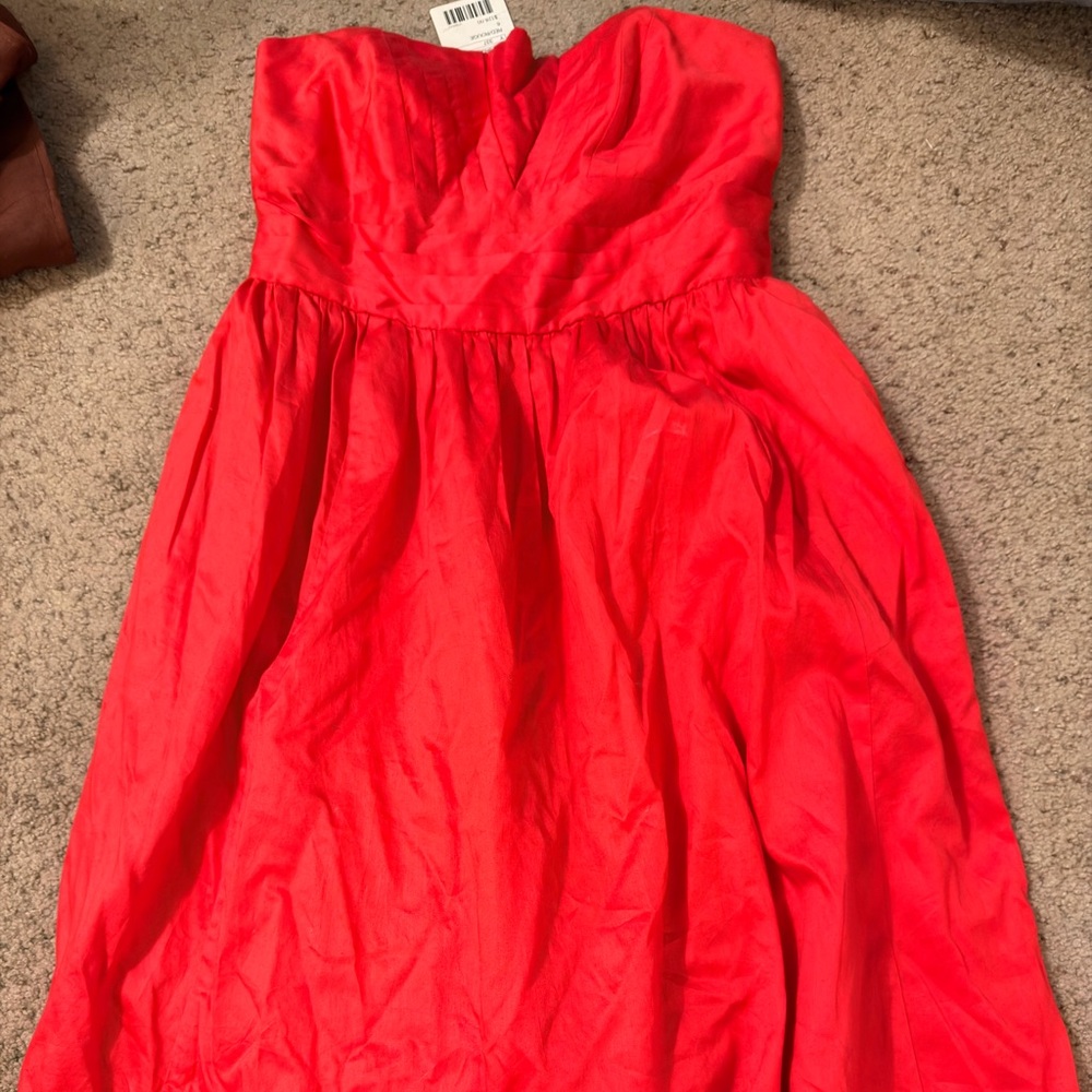 Moulinette Soeurs ' Vibrant Red Dress